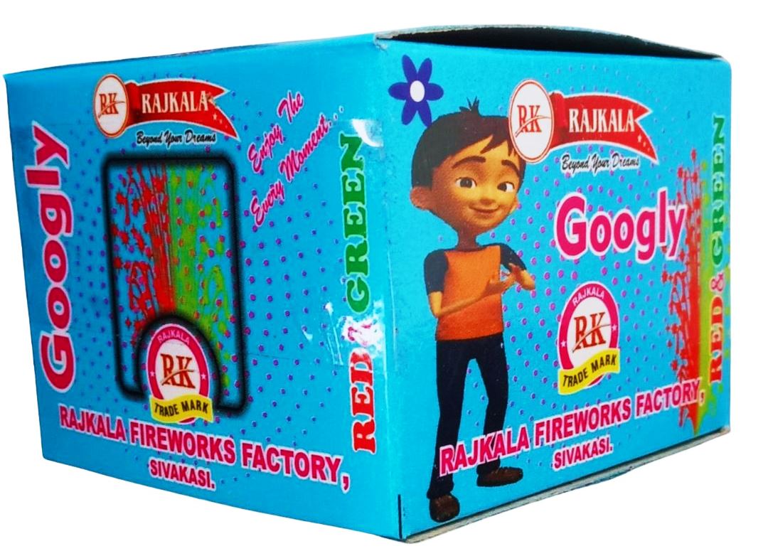 GOOGLY RED & GREEN